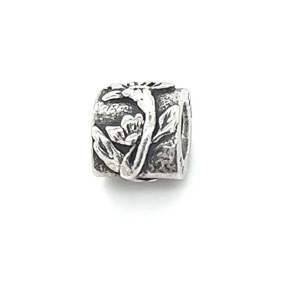 Pandora Flower Square Shaped Charm - Picture 1 of 3